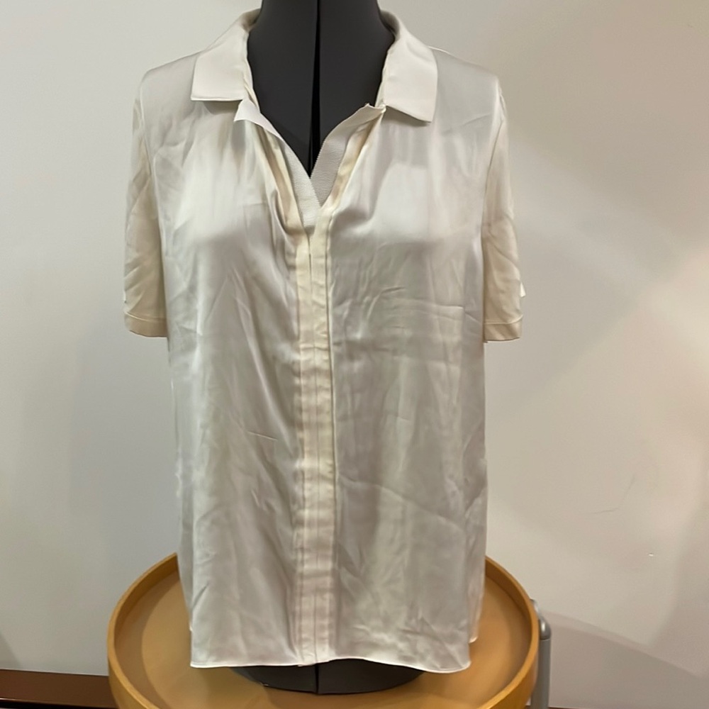 ELLIE TAHARI Vintage Silk Blend Blouse